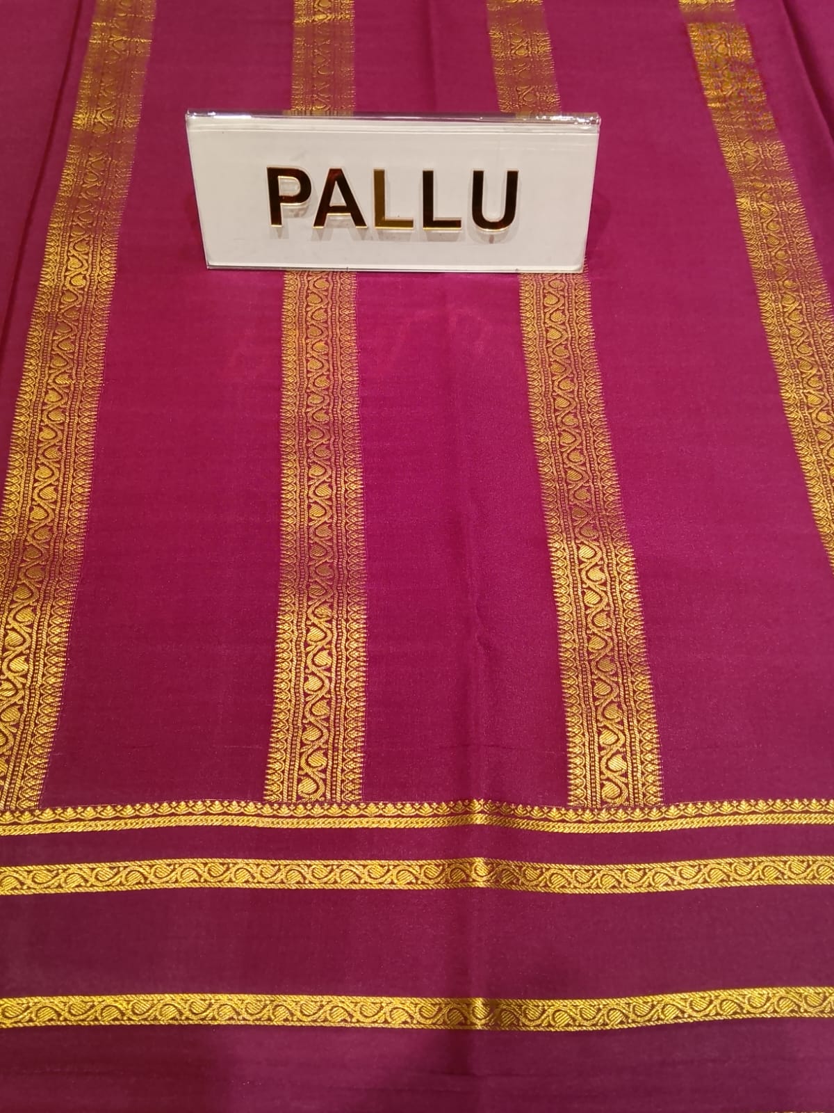 Pure Mysore Silk Saree.