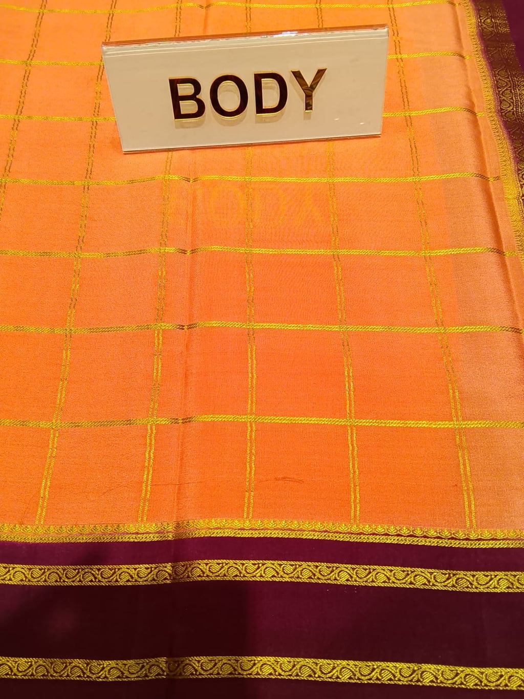 Pure Mysore Silk Saree.