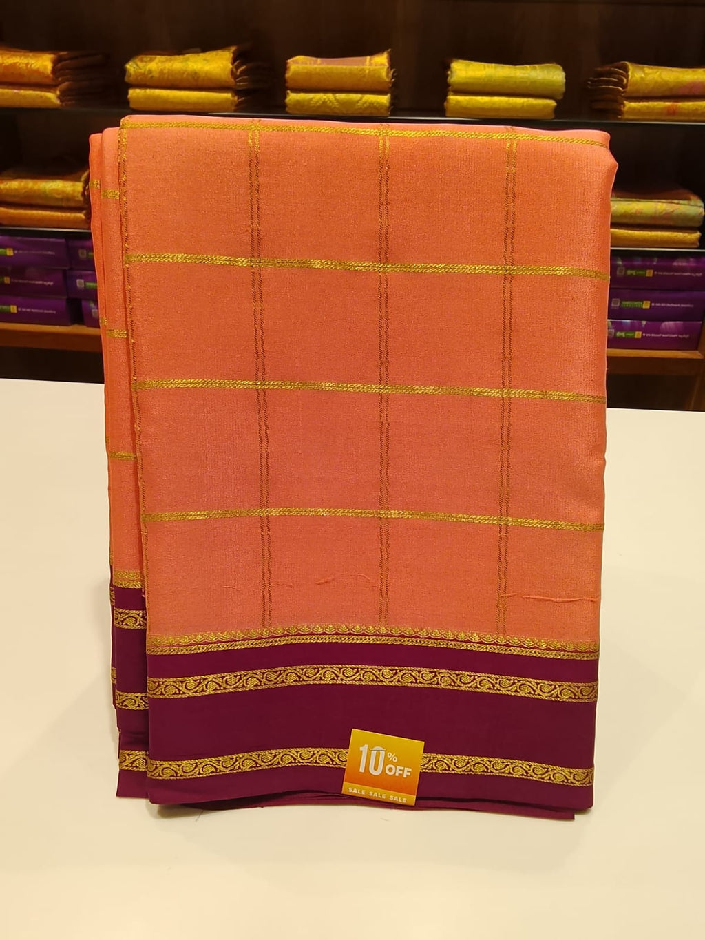 Pure Mysore Silk Saree.