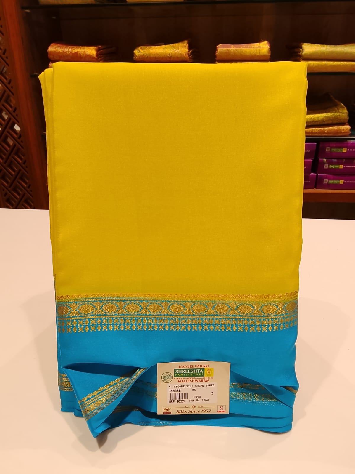 Pure Mysore Silk Saree.