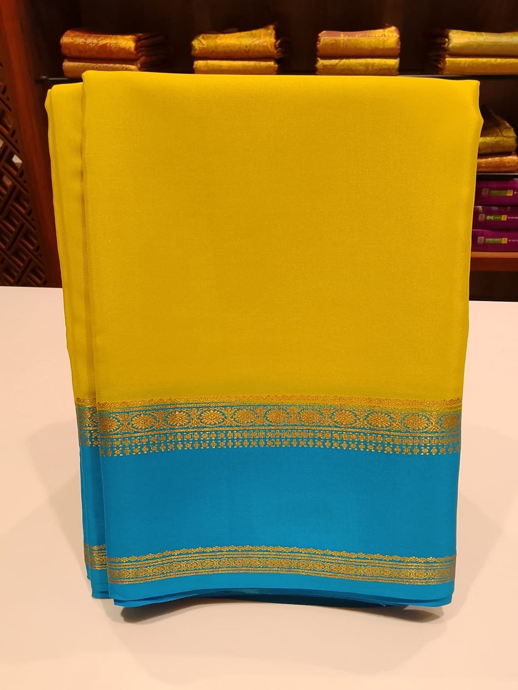 Pure Mysore Silk Saree.