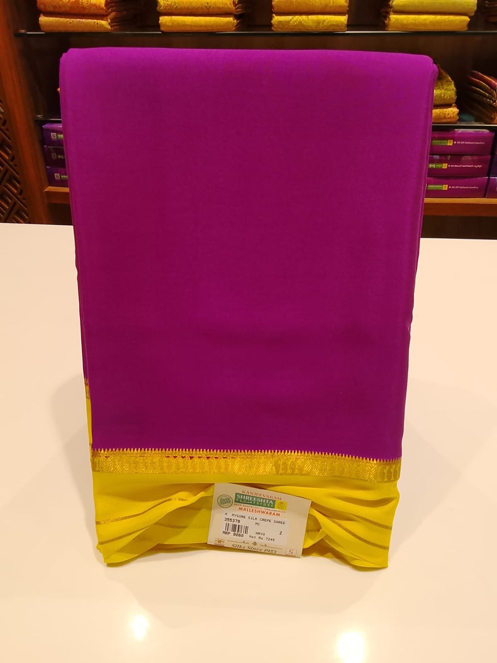 Pure Mysore Silk Saree.
