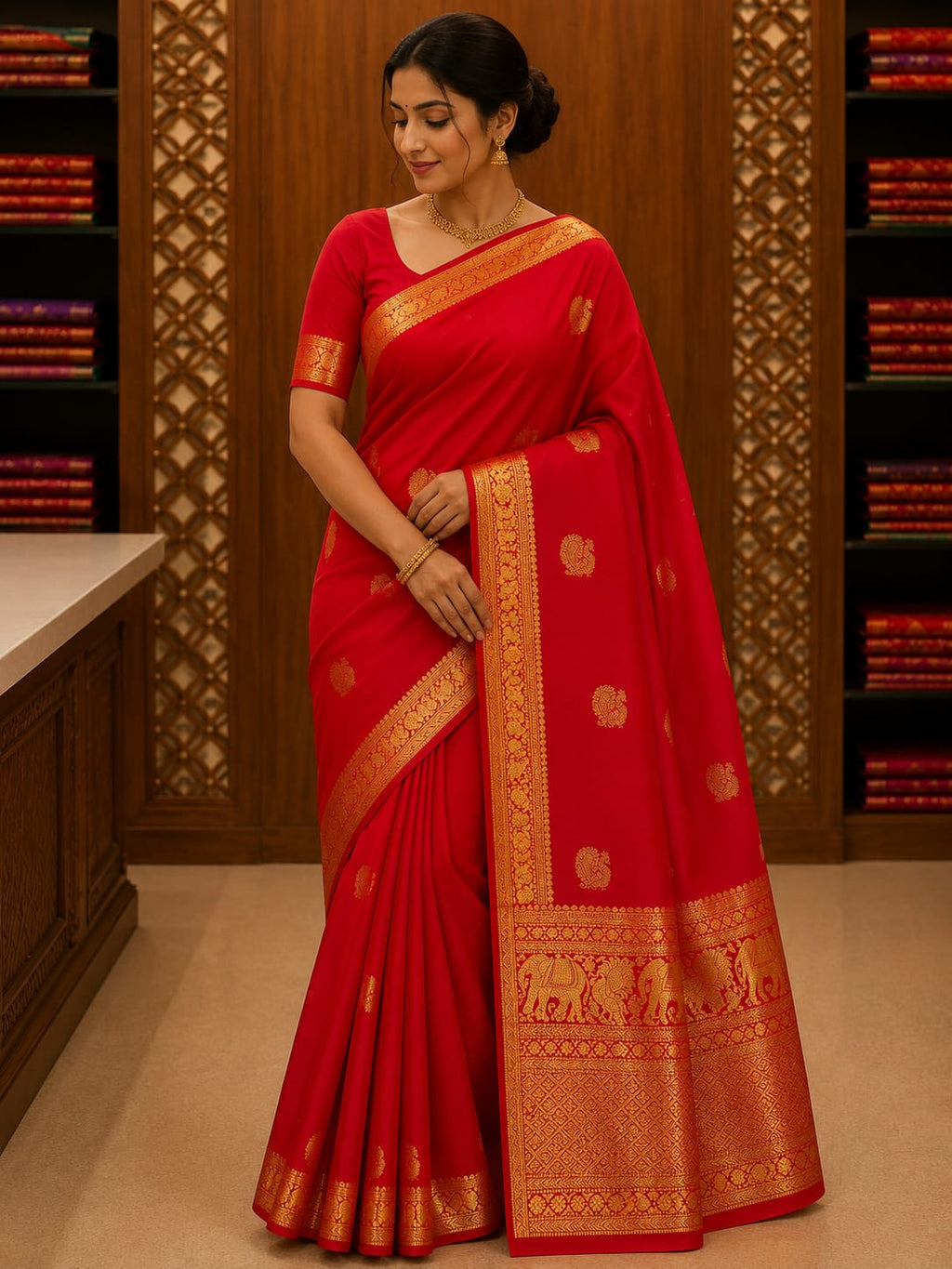 Pure Kanchipuram Silk Saree