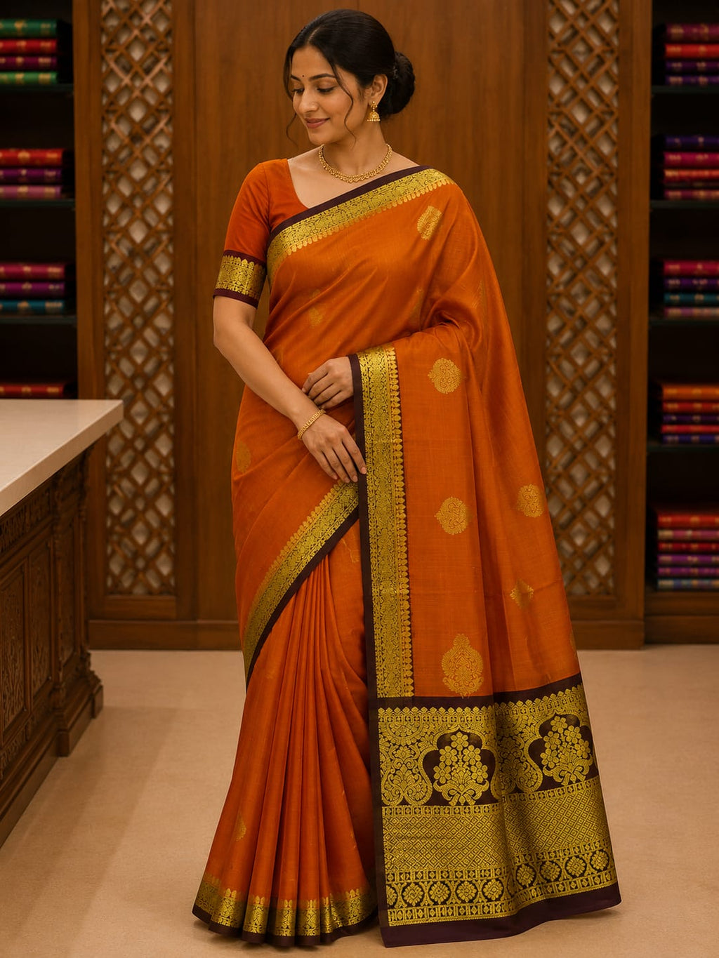Pure Kanchipuram Silk Saree