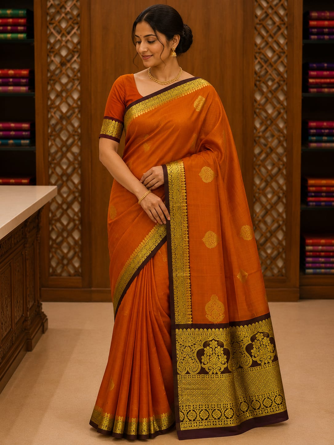 Pure Kanchipuram Silk Saree