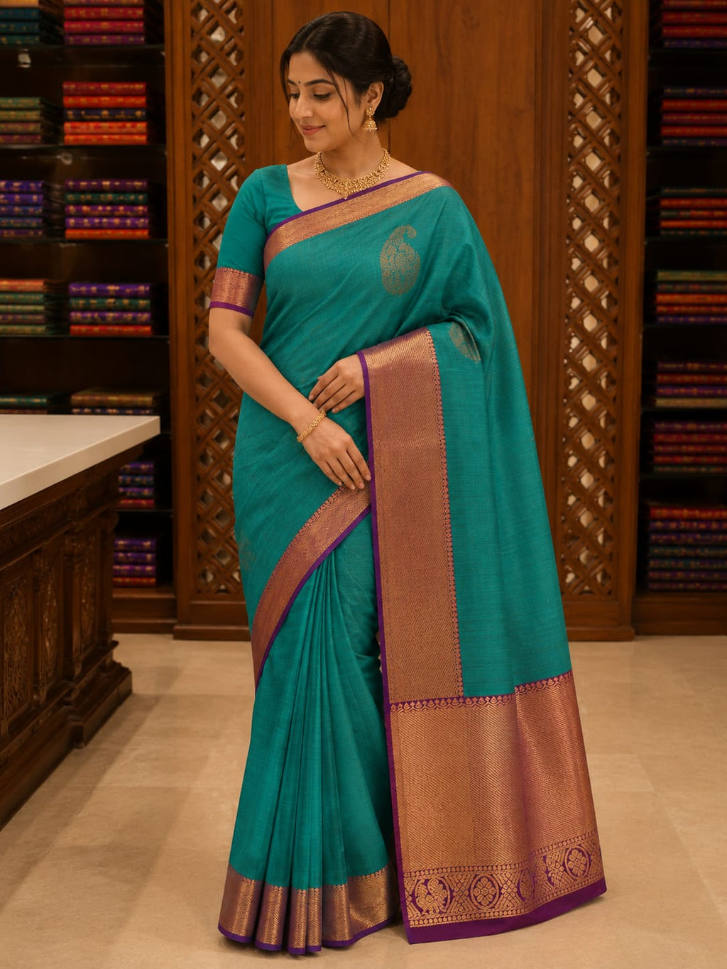 Pure Kanchipuram Silk Saree