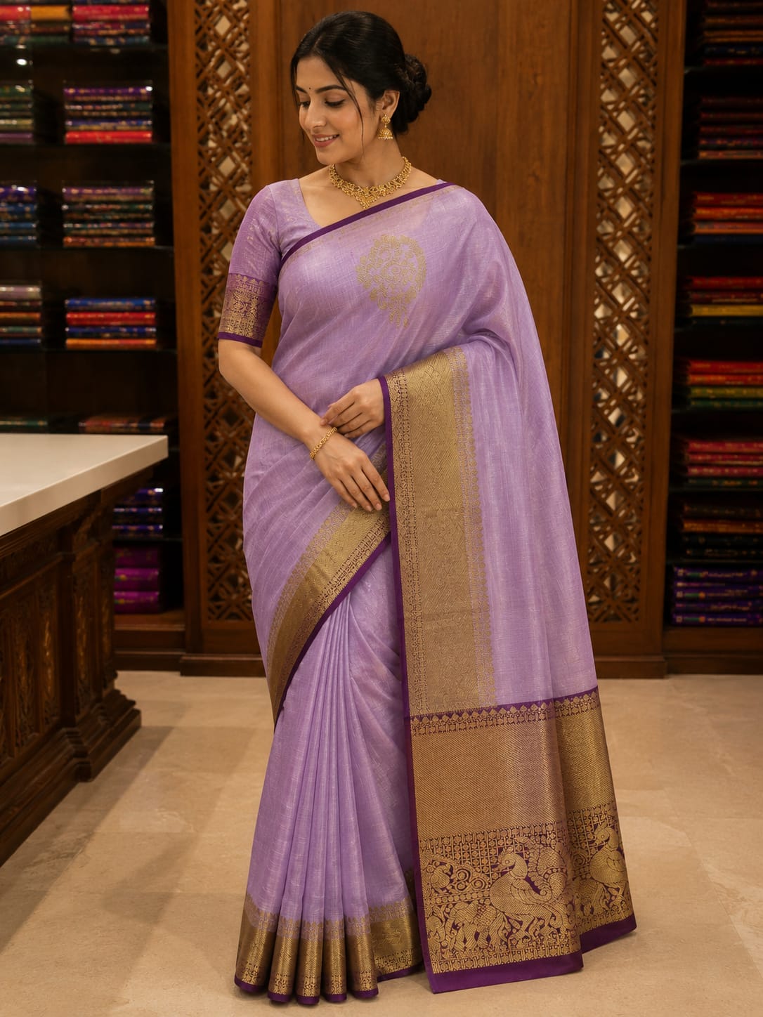 Pure Kanchipuram Silk Saree