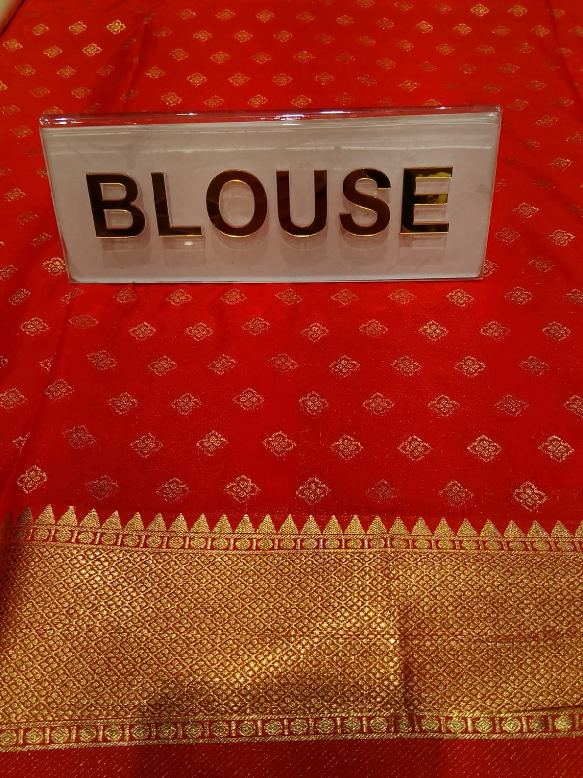 Semi Mysore Silk Saree.