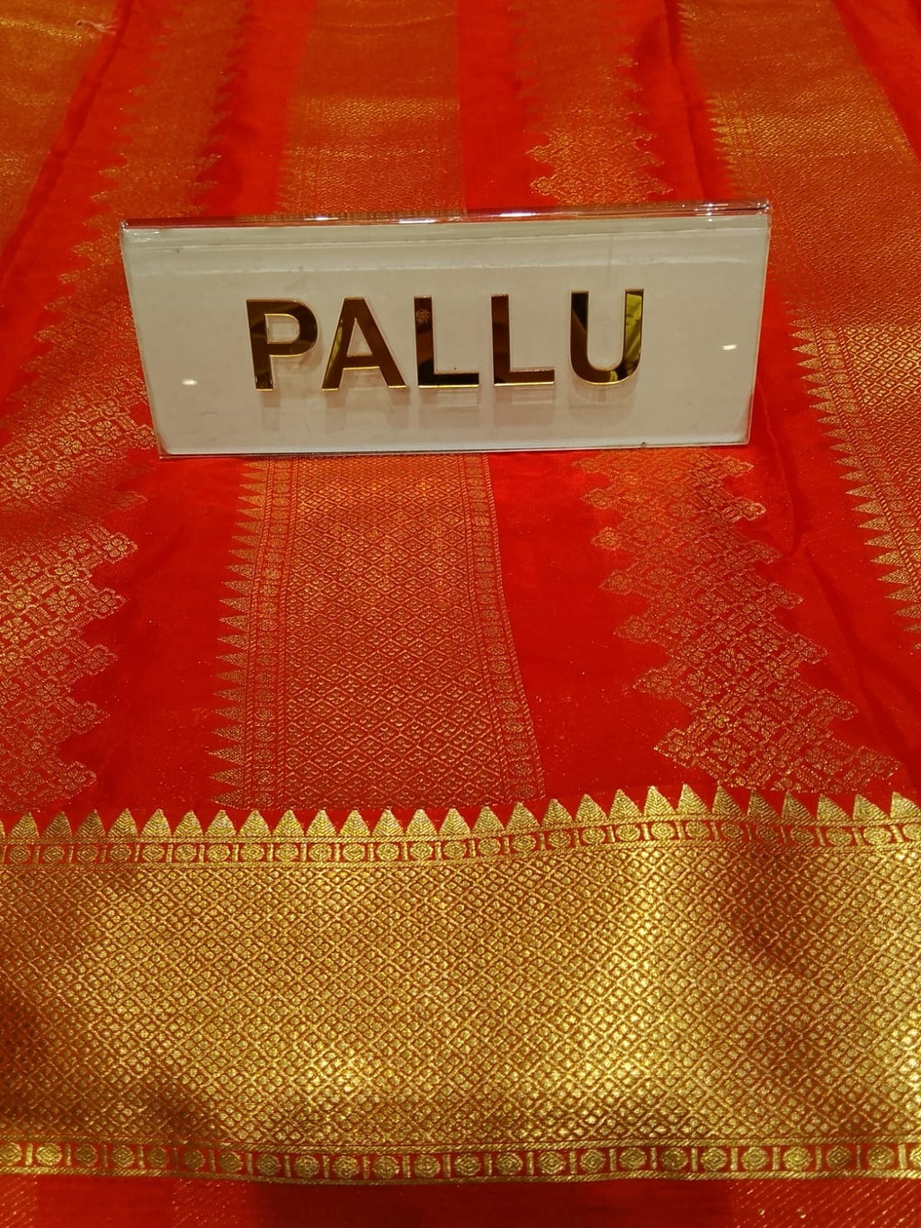 Semi Mysore Silk Saree.