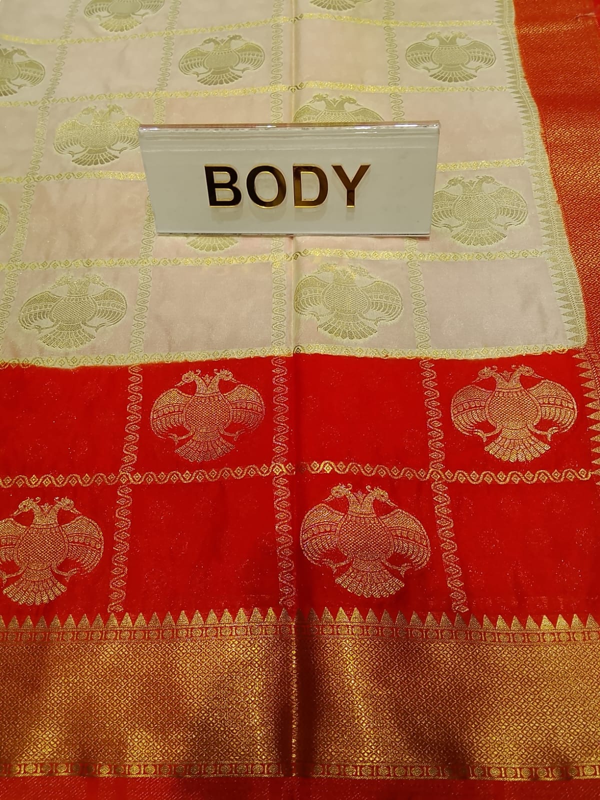 Semi Mysore Silk Saree.