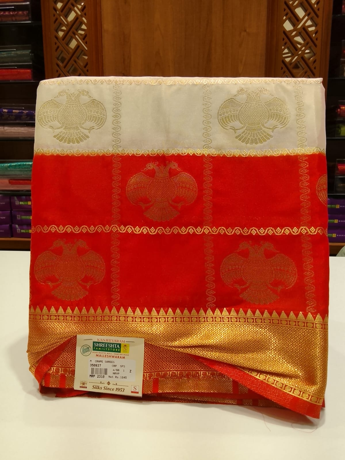 Semi Mysore Silk Saree.