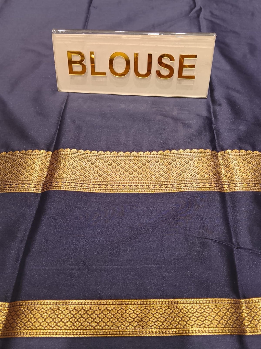 Semi Mysore Silk Saree.