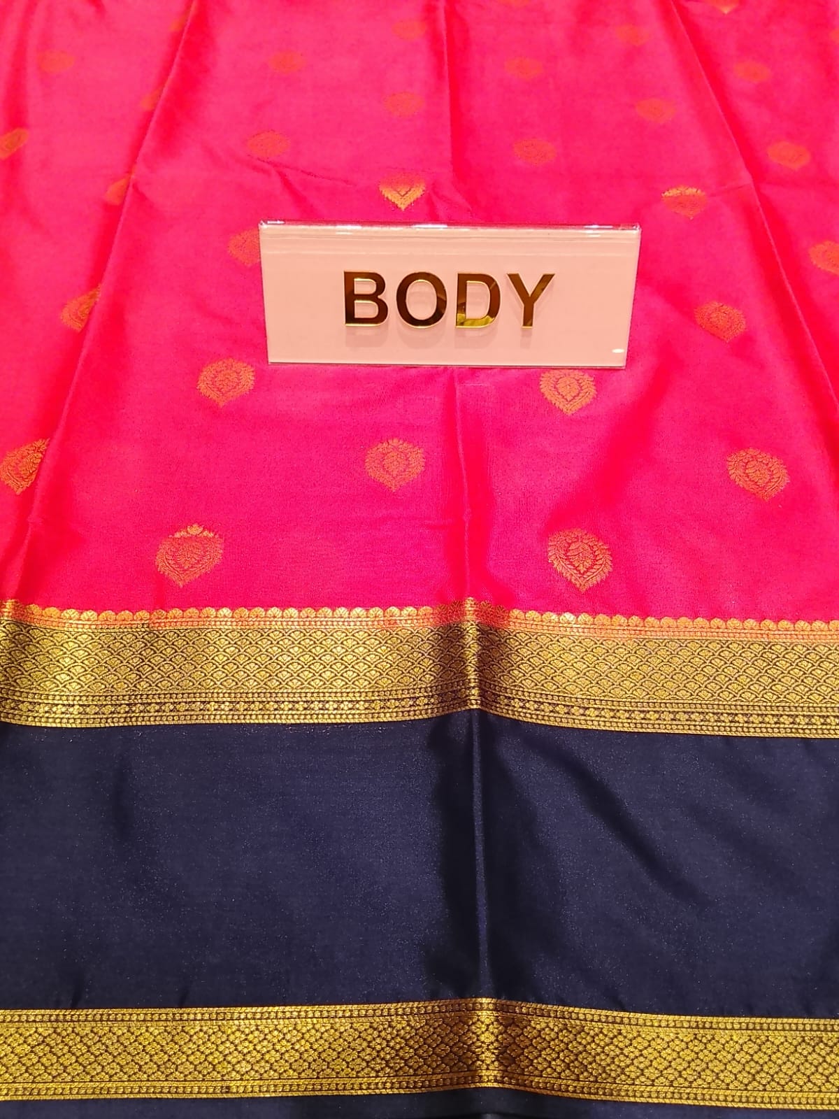 Semi Mysore Silk Saree.