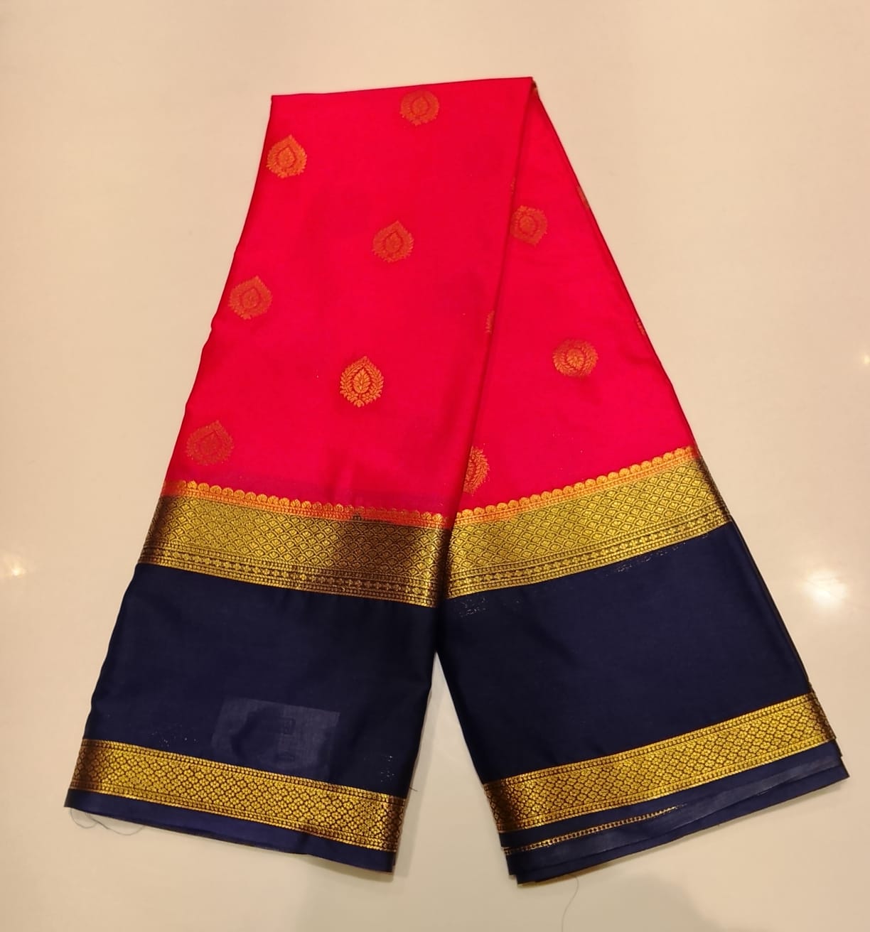 Semi Mysore Silk Saree.