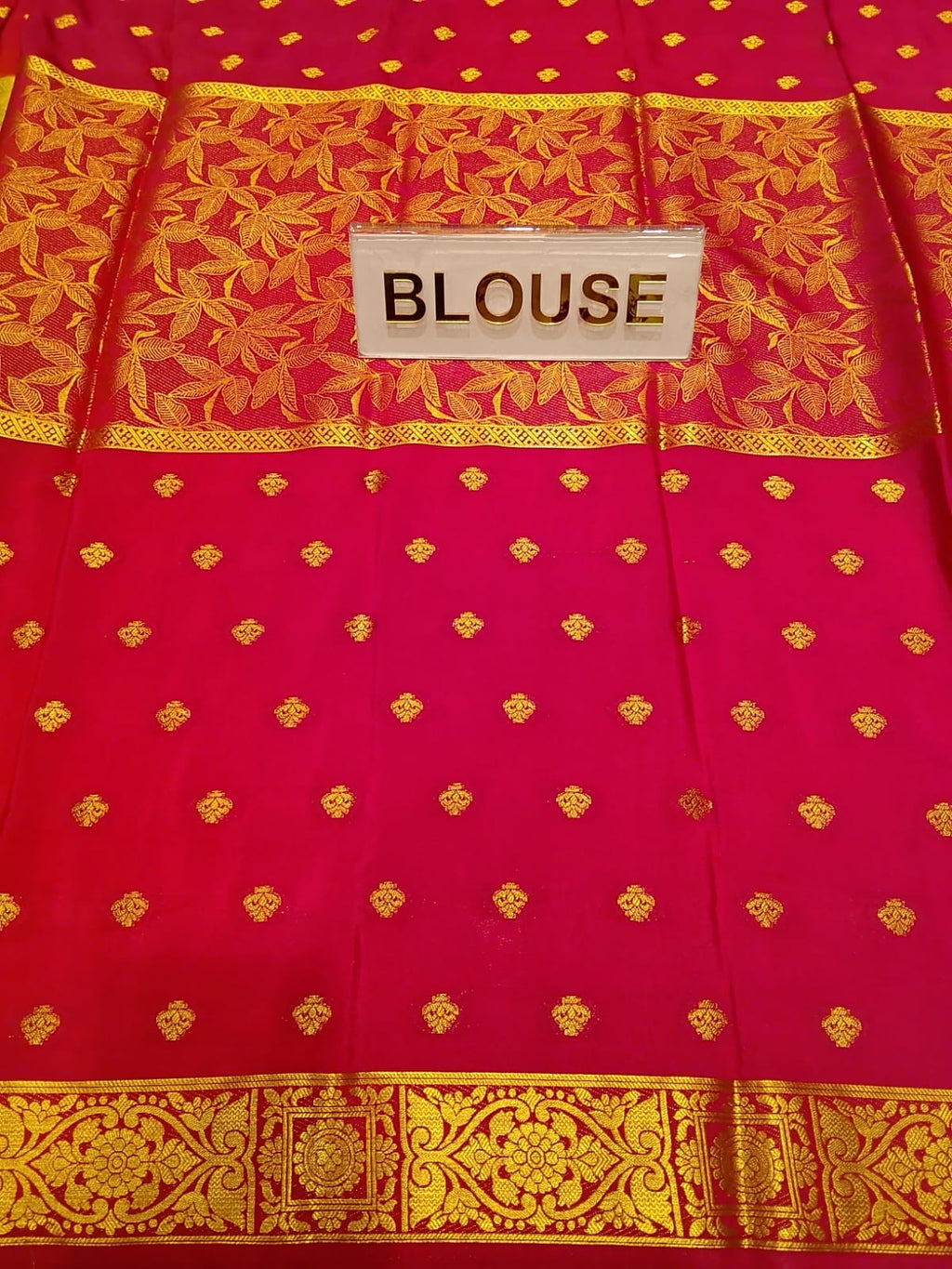 Semi Mysore Silk Saree.
