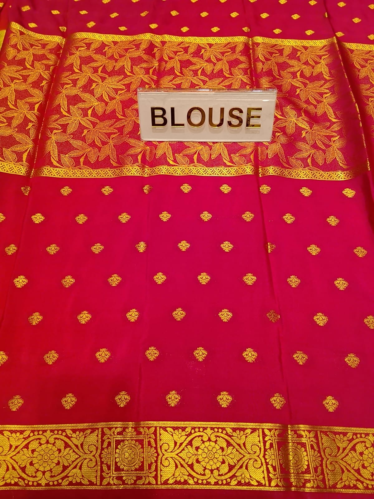 Semi Mysore Silk Saree.