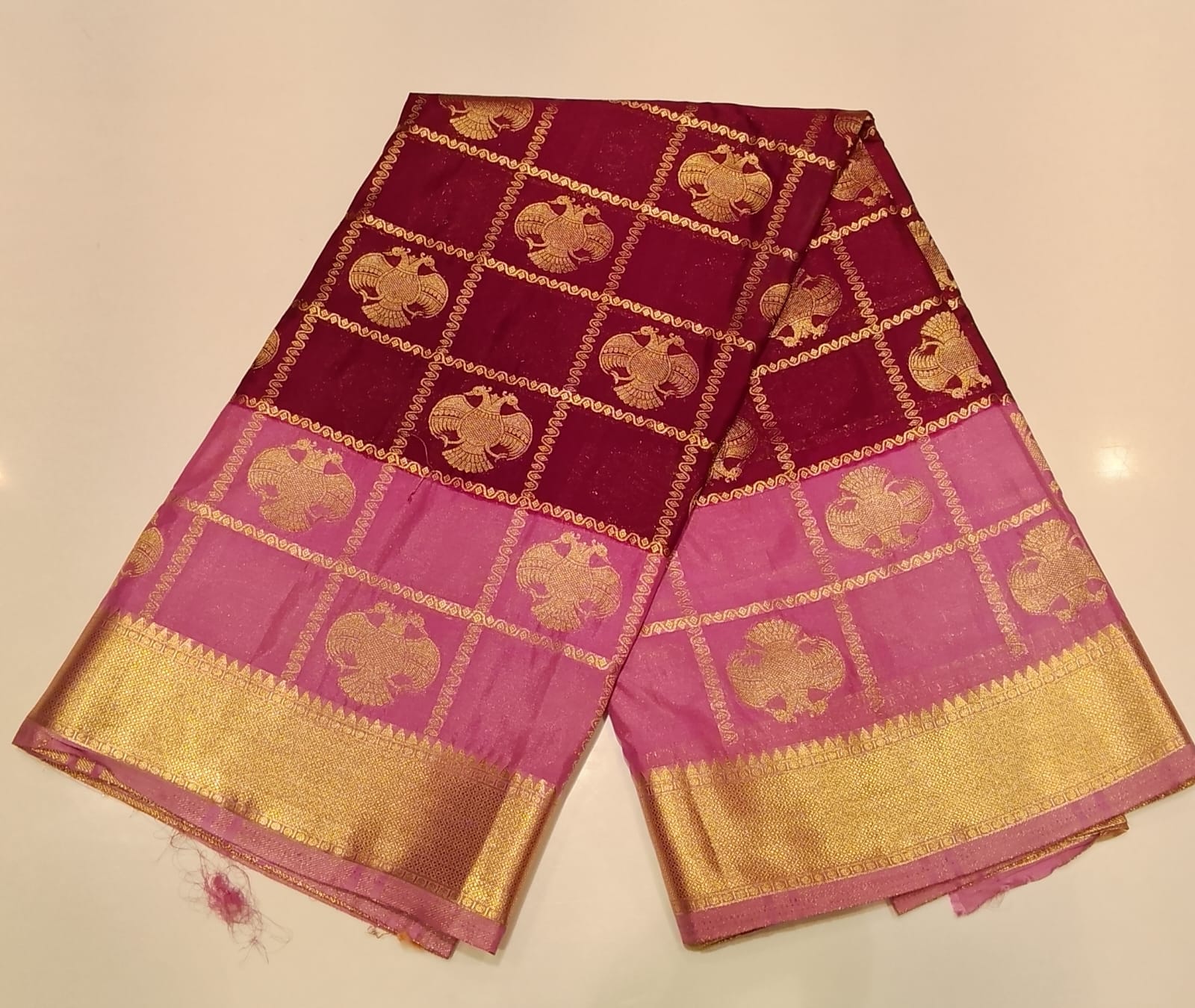 Semi Mysore Silk Saree.