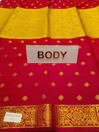 Semi Mysore Silk Saree.
