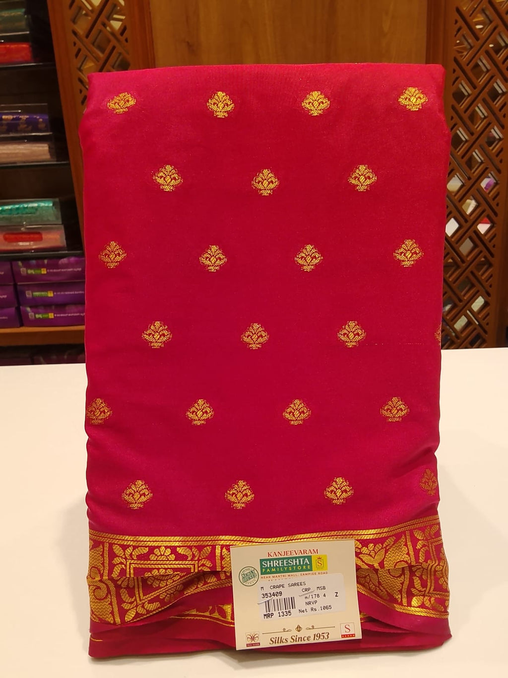 Semi Mysore Silk Saree.