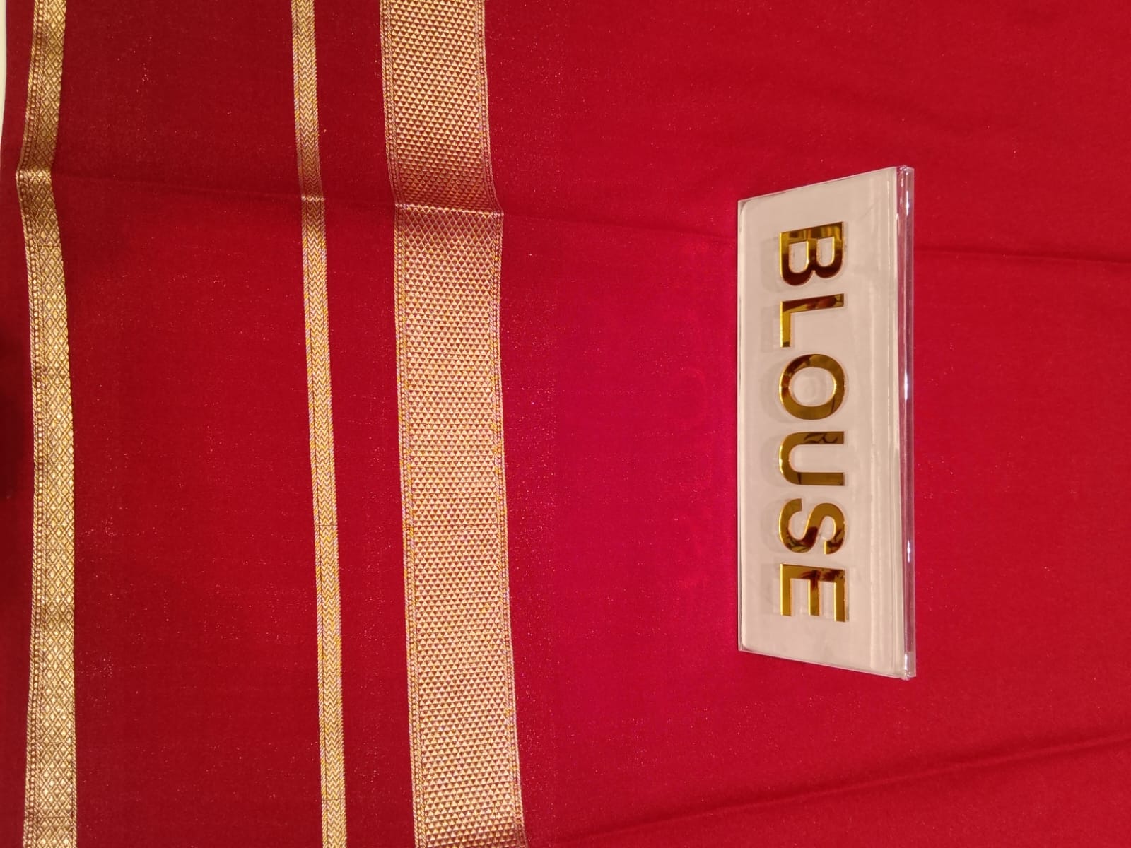 Semi Mysore Silk Saree.