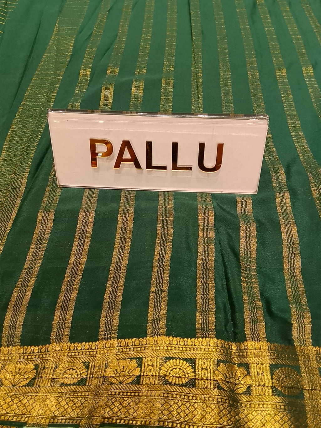 Semi Mysore Silk Saree.