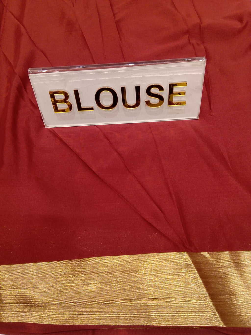 Semi Mysore Silk Saree.