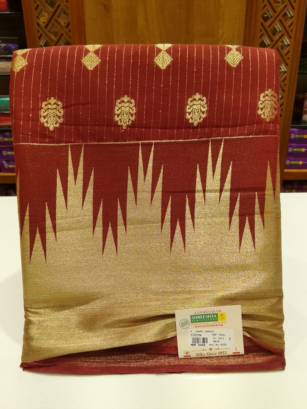 Semi Mysore Silk Saree.