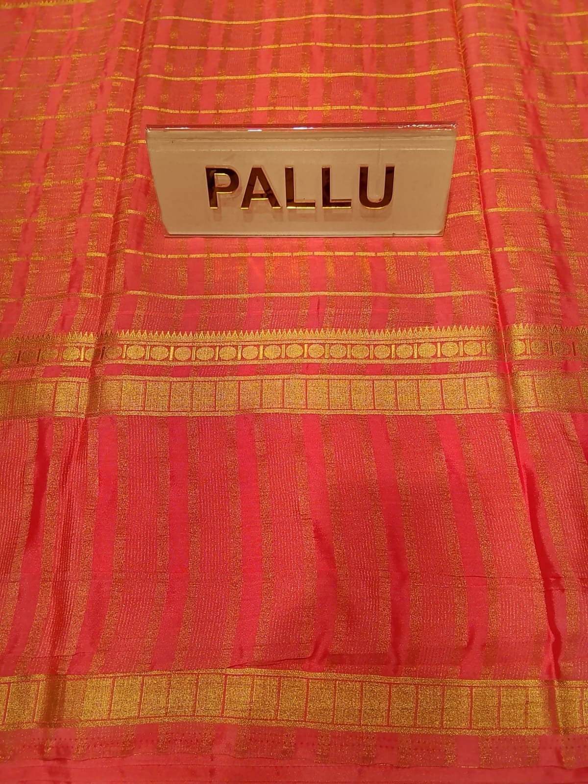 Semi Mysore Silk Saree.
