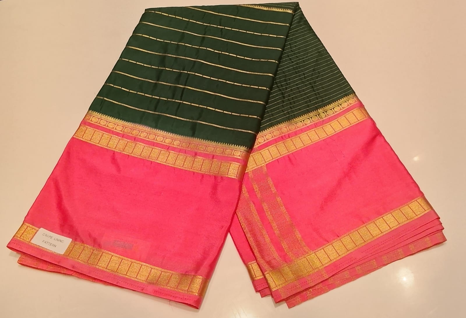 Semi Mysore Silk Saree.