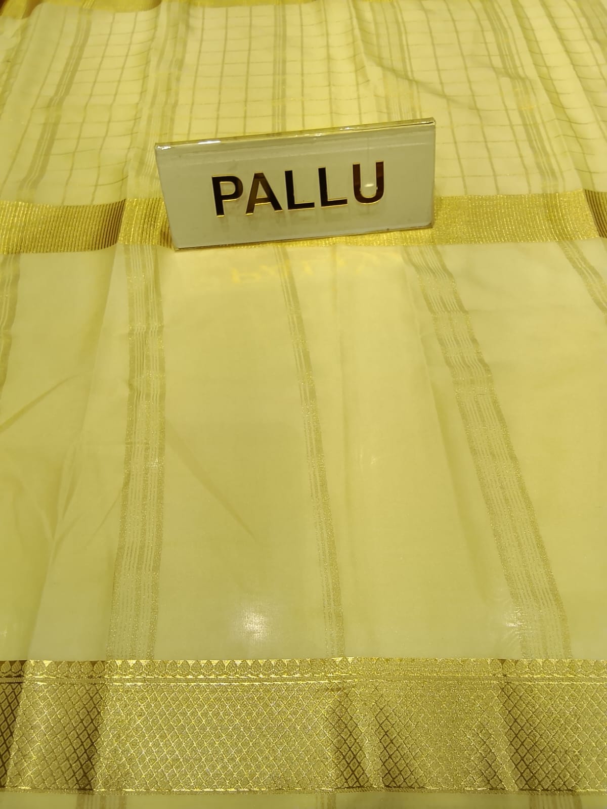 Semi Mysore Silk Saree.