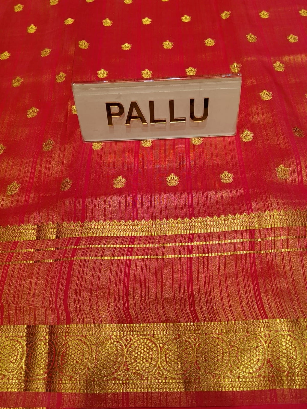 Semi Mysore Silk Saree.