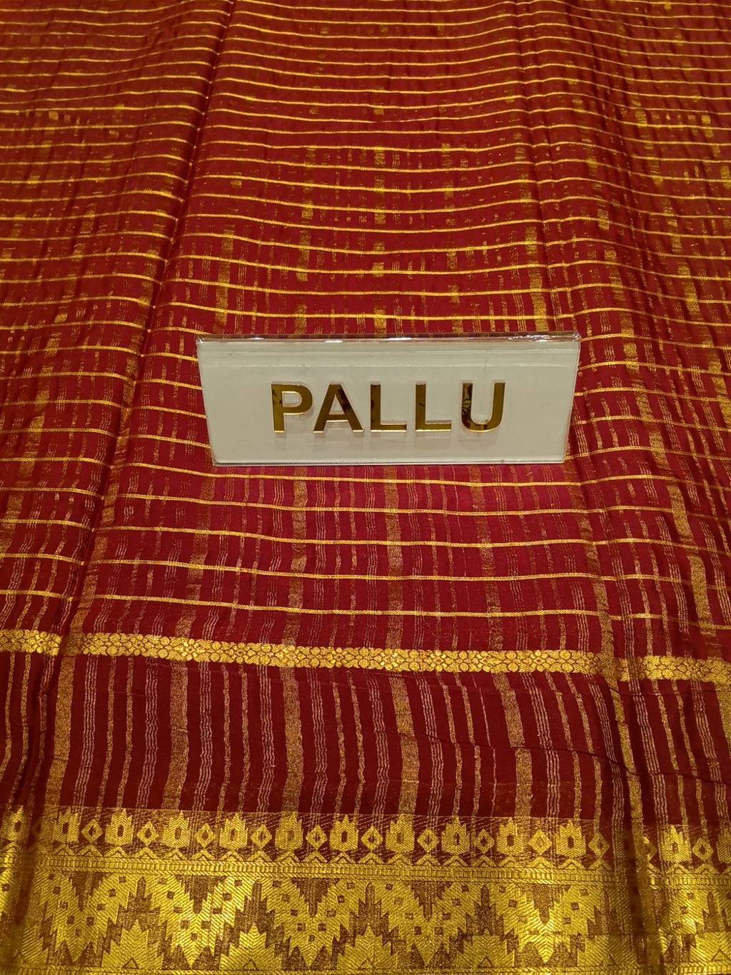 Semi Mysore Silk Saree.