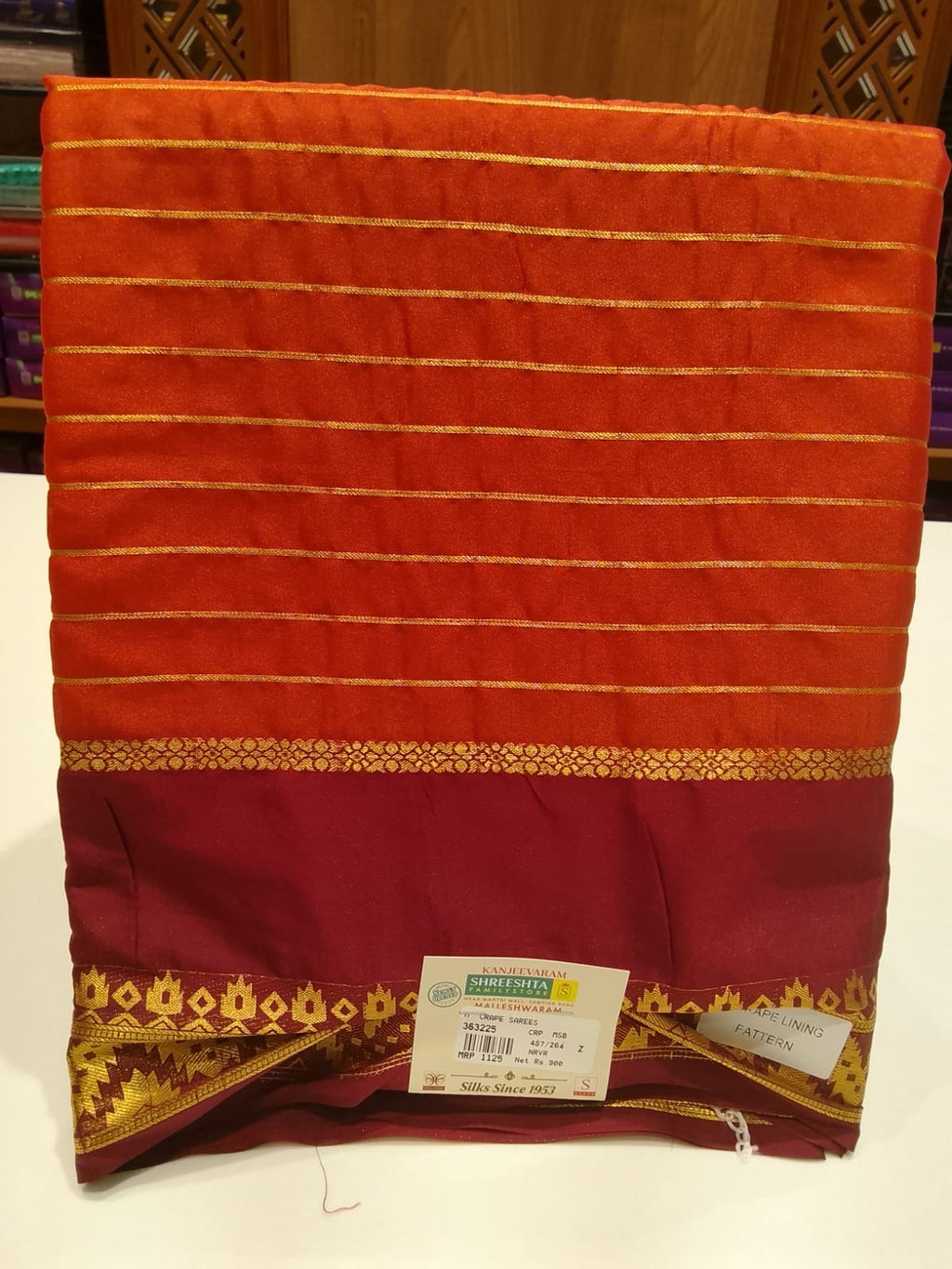 Semi Mysore Silk Saree.