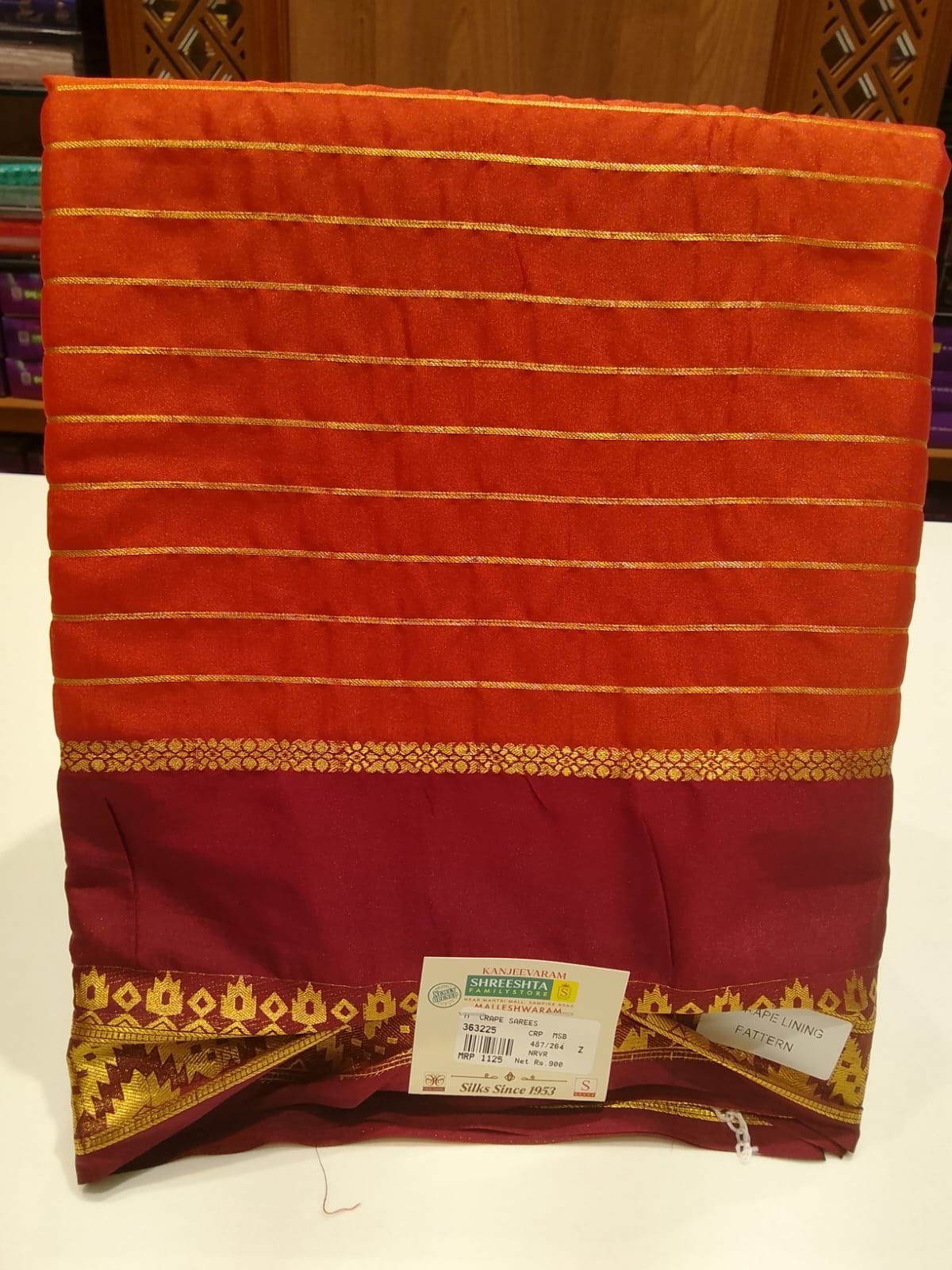 Semi Mysore Silk Saree.