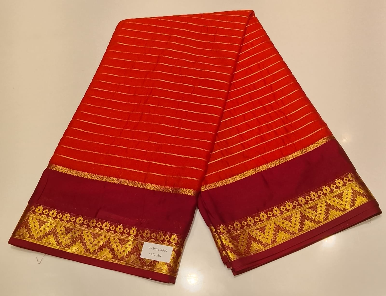 Semi Mysore Silk Saree.