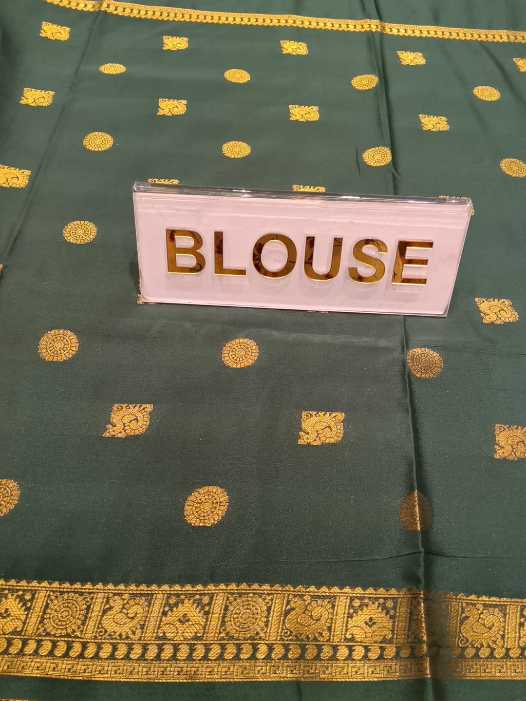 Semi Mysore Silk Saree.