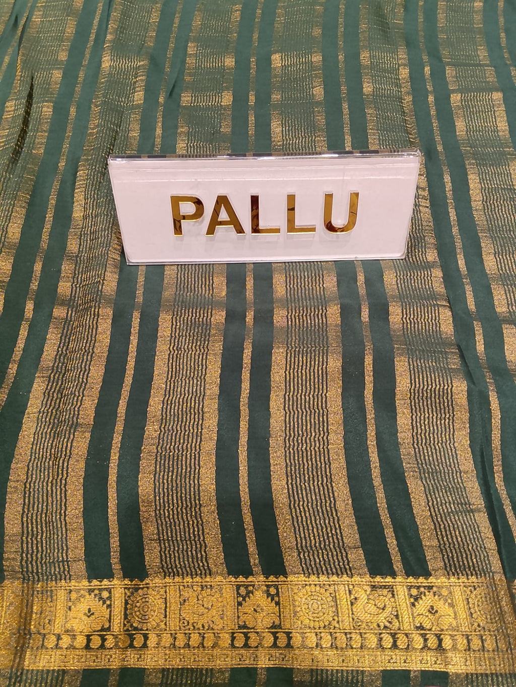 Semi Mysore Silk Saree.