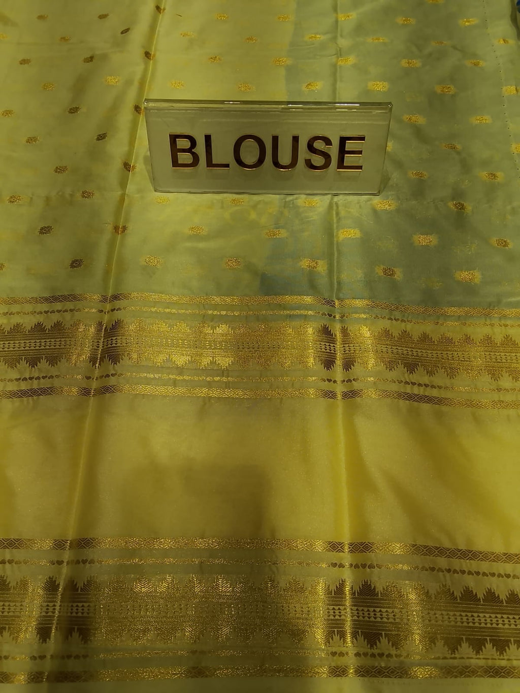 Semi Mysore Silk Saree.