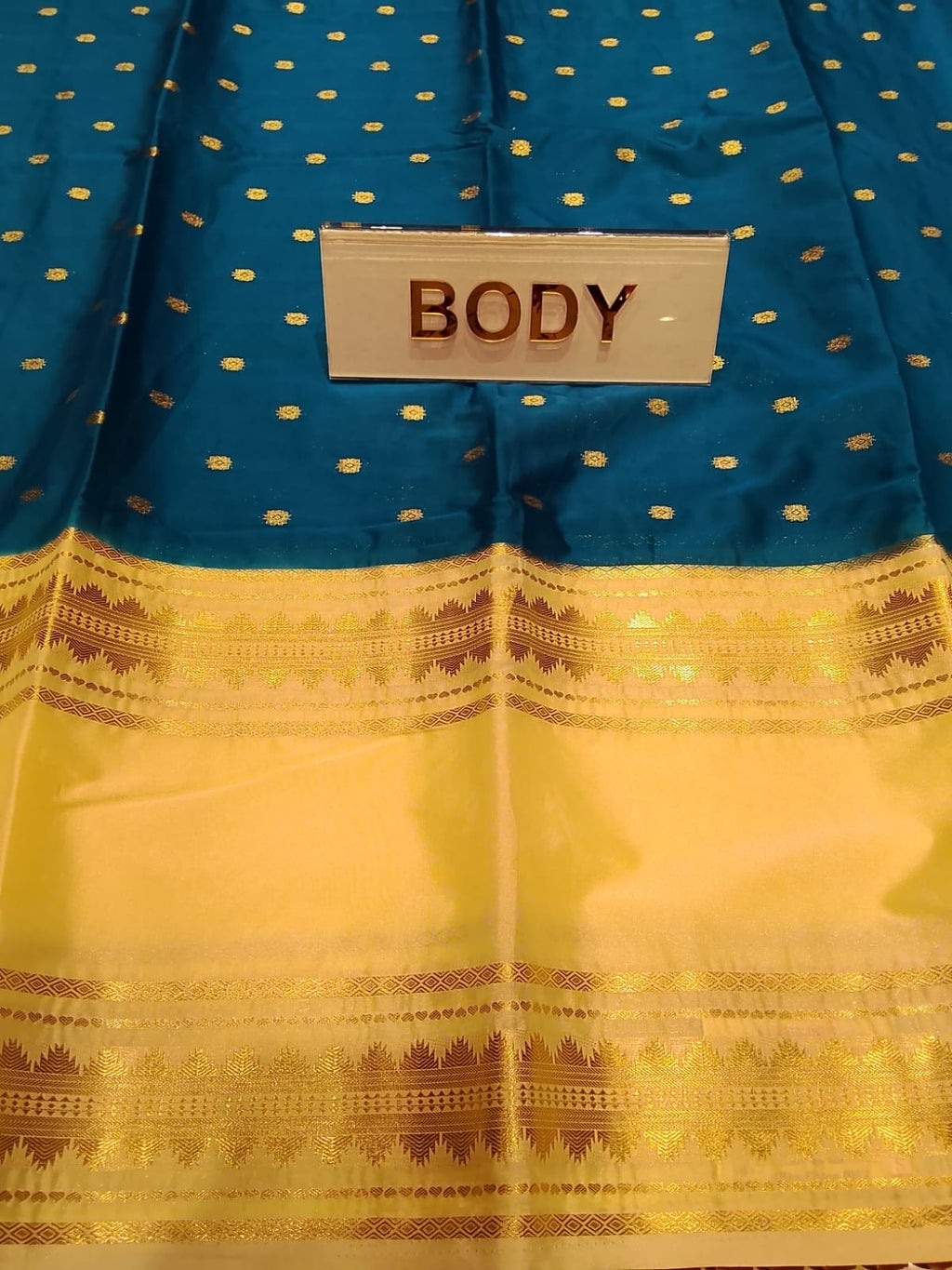 Semi Mysore Silk Saree.