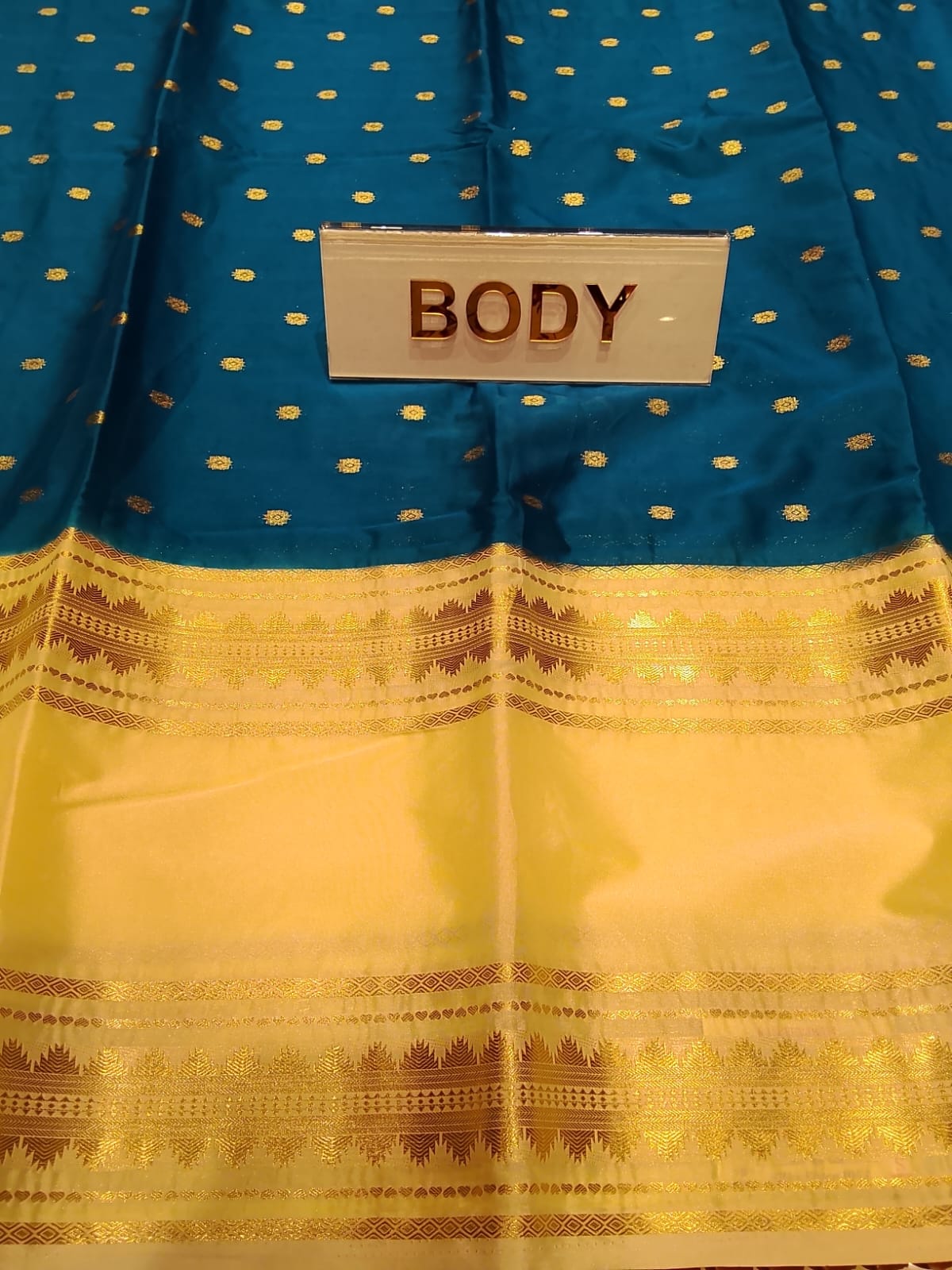 Semi Mysore Silk Saree.