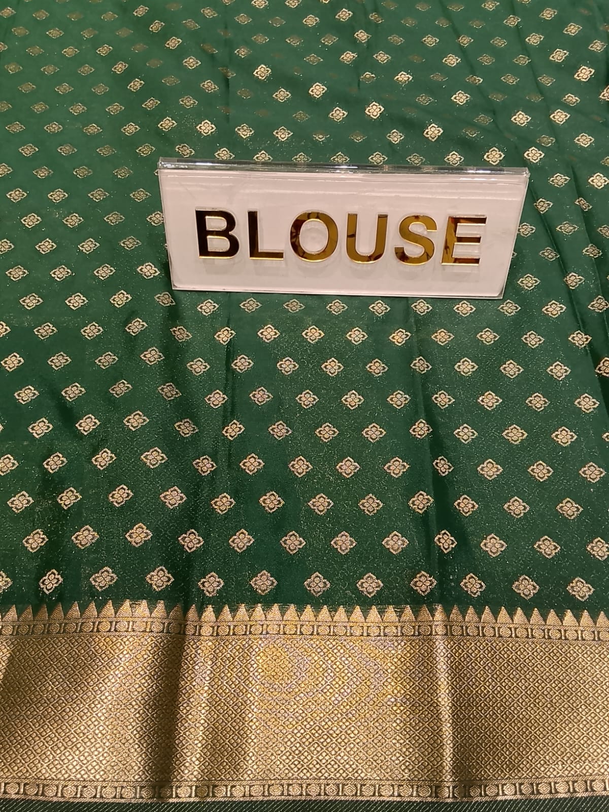 Semi Mysore Silk Saree.