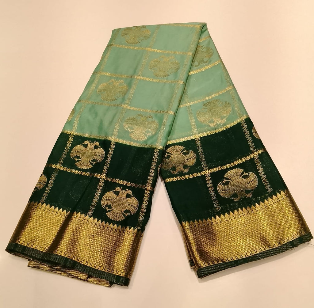 Semi Mysore Silk Saree.