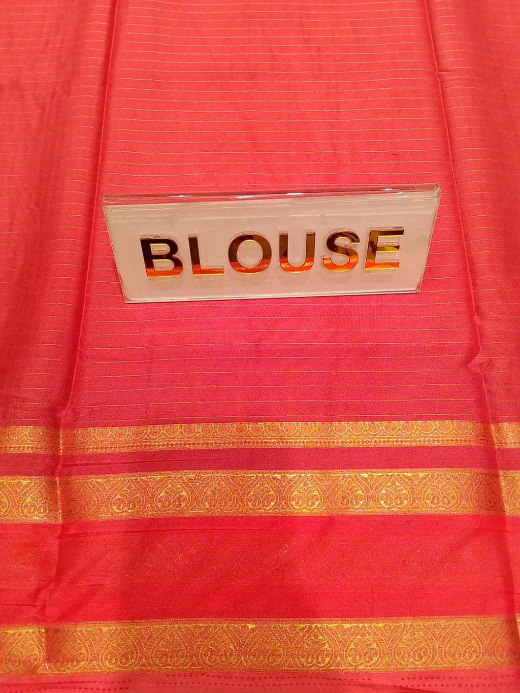 Semi Mysore Silk Saree.