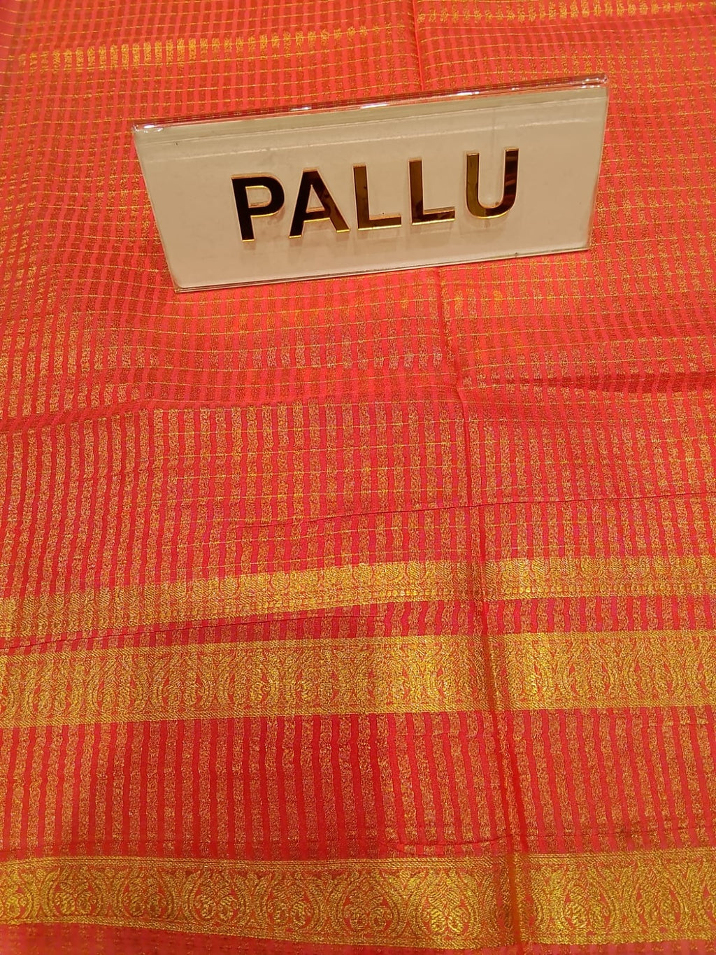 Semi Mysore Silk Saree.
