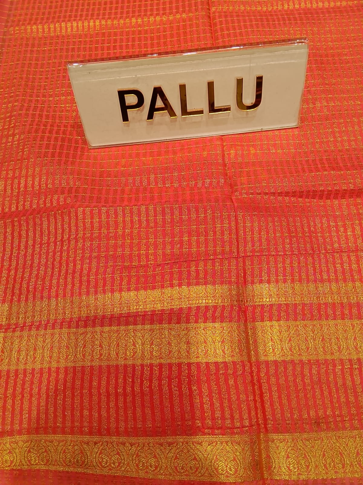 Semi Mysore Silk Saree.