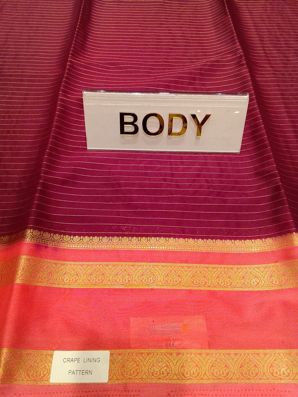 Semi Mysore Silk Saree.