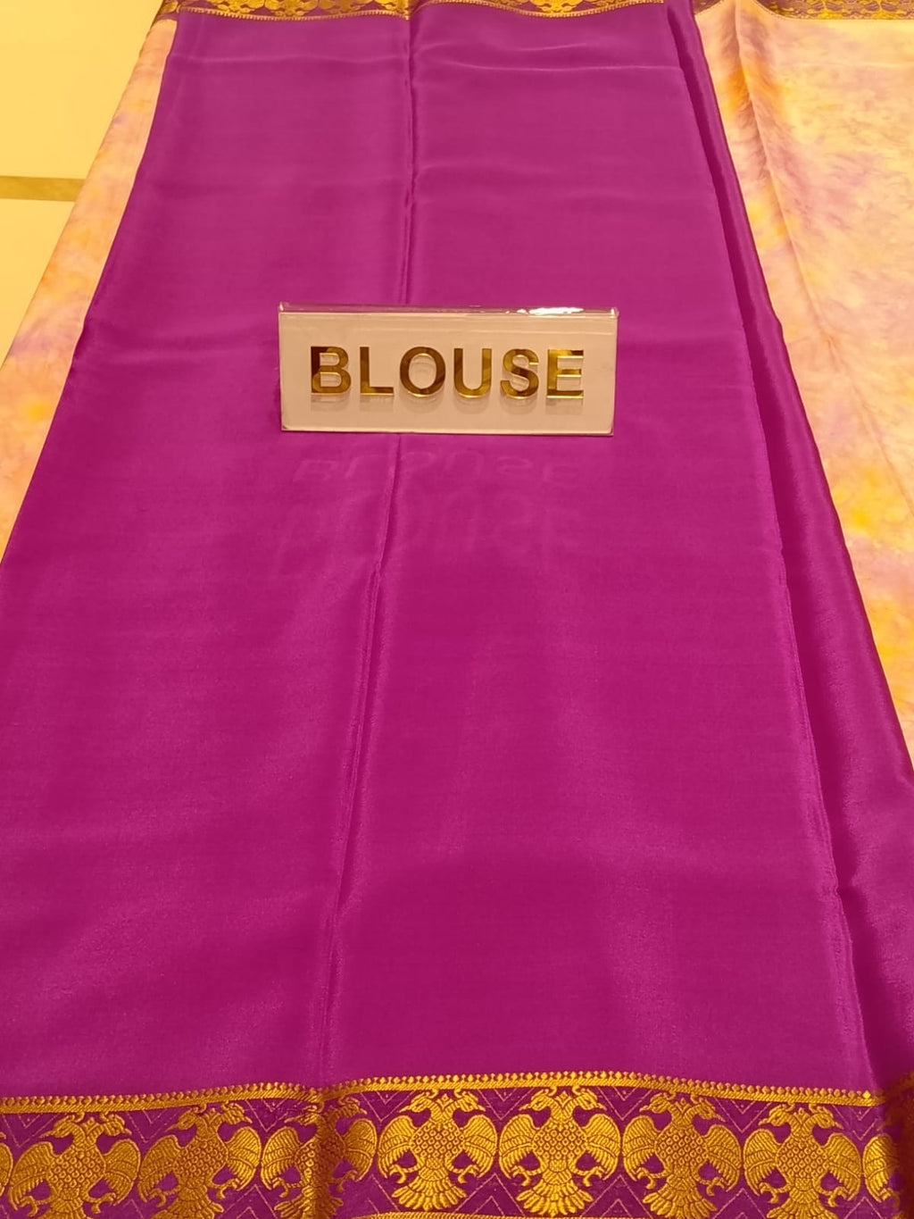 Pure Mysore Silk Saree.