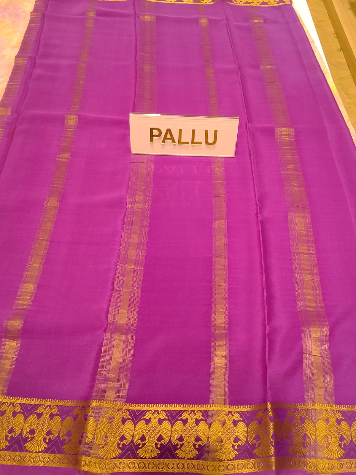 Pure Mysore Silk Saree.