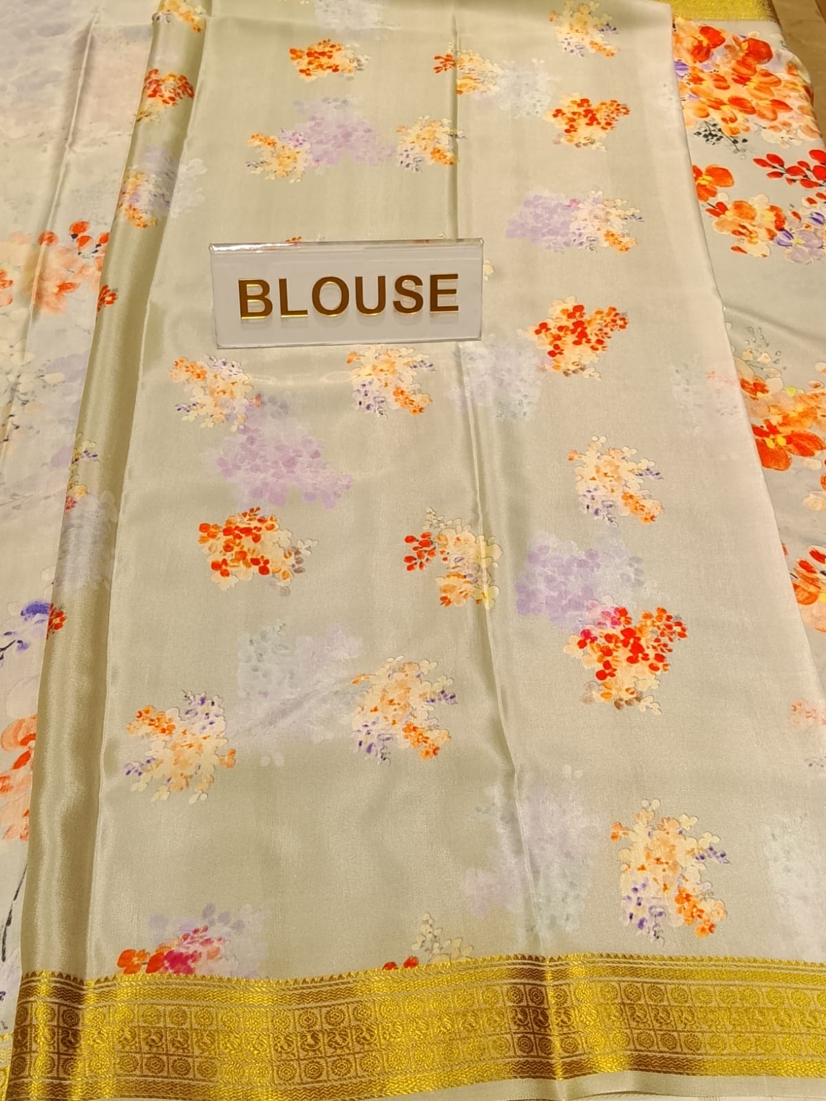 Pure Mysore Silk Saree.