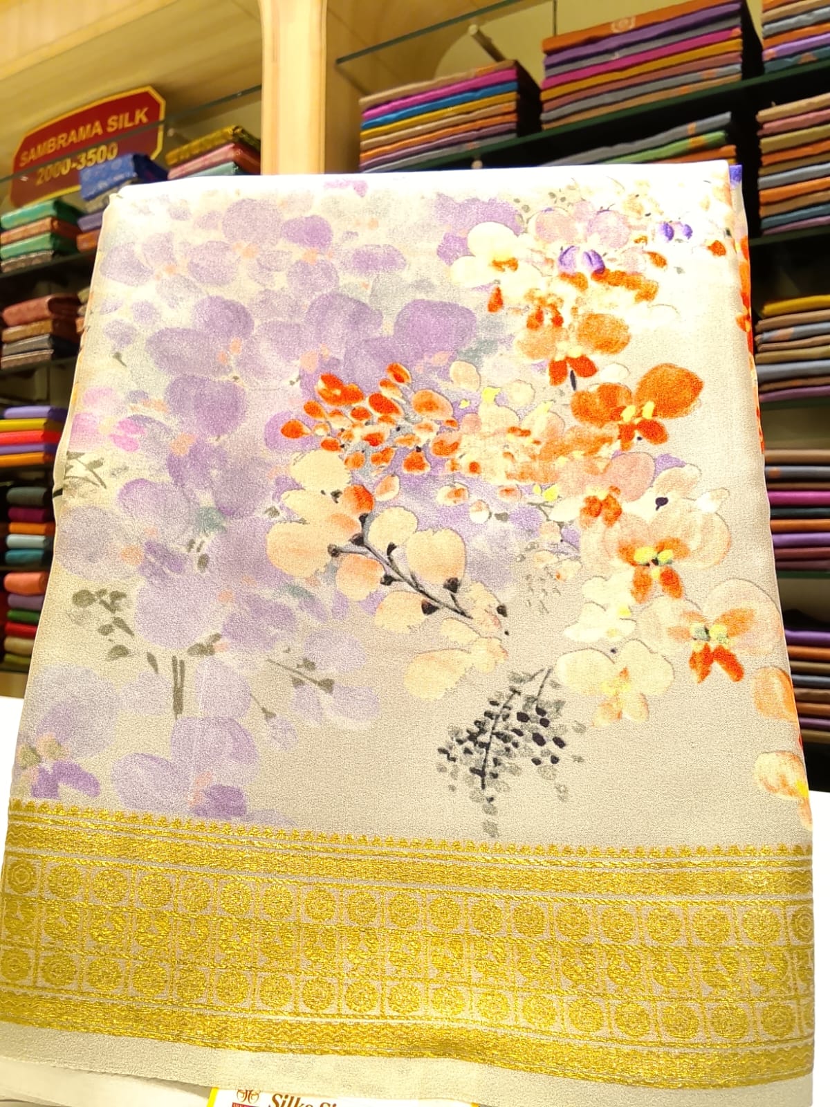 Pure Mysore Silk Saree.